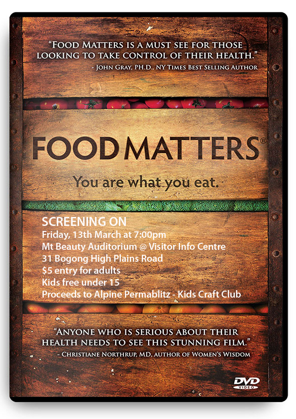 Food Matters screening Fri 13 March